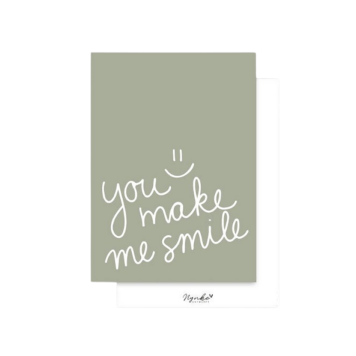 Kaart A6 | You make me smile