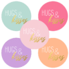 Stickers | Hugs & Kisses (10 stuks)