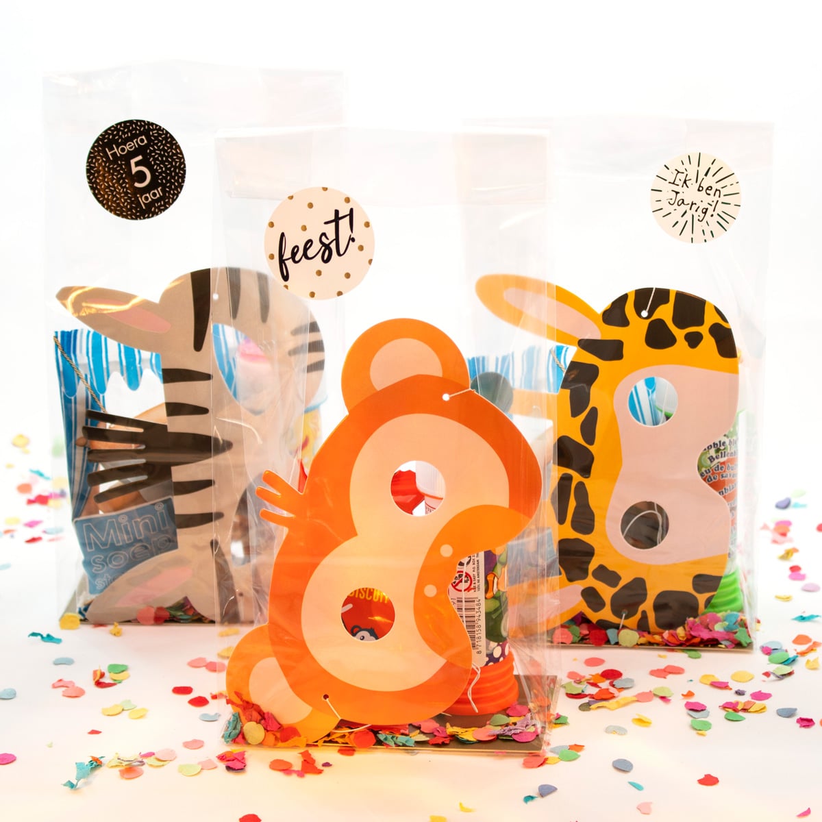 Dieren maskers | Traktatie