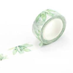Washi Tape - Green Waterlily